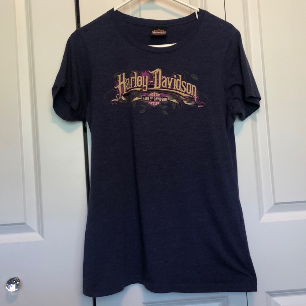 Harley Davidson purple women’s size large T-shirt